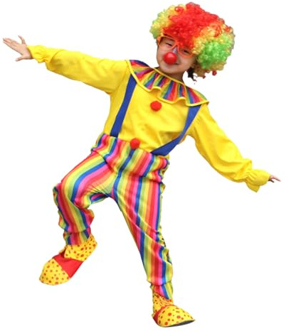 Genérico 2027-Disfraz infantil para espectáculos, fiestas, Halloween, carnaval, eventos con temática de circo, con sombrero y