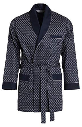 Herren Morgenmantel – kurz – Bademantel Revise RE-509 - Elegant - 100% Baumwolle