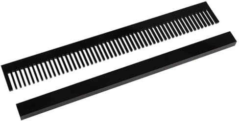 KSTE Aquarium Überlaufkamm, 320mm Länge Removable Aquarium Weir Überlaufkamm Marine Sump Wehrkamm ÜberlaufkammFilterzubehör Schwarz