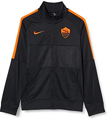 Nike Kinder Sport Jacket Roma Ynk I96 Anthem TRK JKT Cl, Black/Black/Safety Orange/(Safety Orange) (No Spon-3RD), S, CK8580