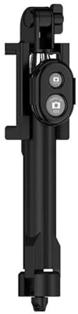 Perche Selfie avec Trepied pour Samsung Galaxy S21 Ultra Smartphone Bluetooth sans Fil Selfie Stick Android iOS Reglable Telec (Noir)