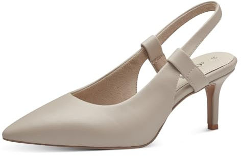 s.Oliver Damen Slingpumps Spitz mit Stilettoabsatz, Beige (Light Taupe), 39 EU