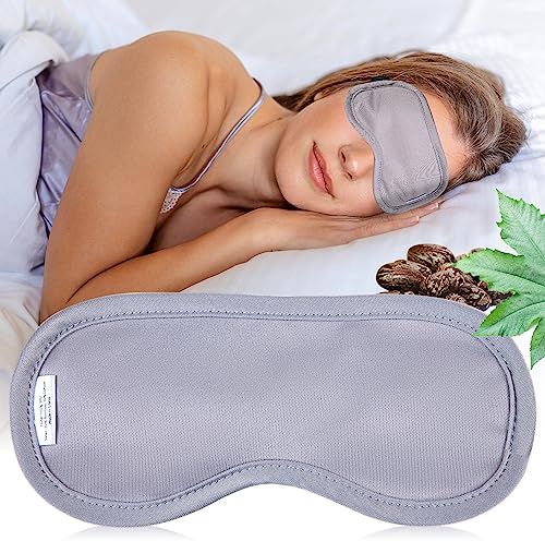 ZINGTERRA Rizinusöl-Packung für Augen, Augenmaske, wiederverwendbar, Bio-Rizinuswickel, Rizinusöl-Packungen, Set für spärliche Wimpern und Augenbrauen, Falten, dunkle Kreise