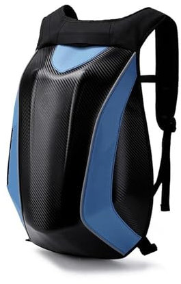 GaRcan Motorbike Tool Set Wasserdichter Erweiterbarer Carbon-Motorrad-Rucksack Helmtasche Motorrad-Mach-Rucksack Biker-Koffer Zubehör Motorbike Riding Bag (Color : A)