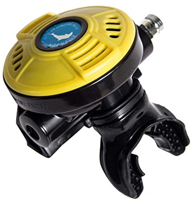 Booso 2. Stufe Regulator für Tauchen, professioneller Unterwasser-Tauch-Atemregler, Zubehör, Gelb
