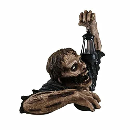 ARTOCT Zombie with Led Lantern Zombie Gnome Garden Statues