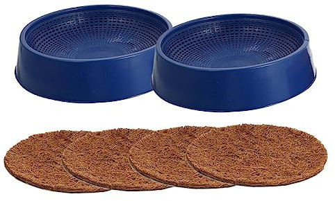 ERINGOGO Robustes Brutnest Für Tauben Mit Austauschbaren Nestpolstern Atmungsaktiv Langlebig Kleines Nistpad Für Käfigvögel Und Vogelzucht