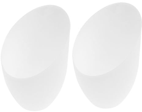 iplusmile 2 Pezzi Coprilampada Paralume a Ferro di Cavallo Obliquo per Lampadario da Soffitto Foro 40Mm Design Inclinato Accessorio per Lampada Interni