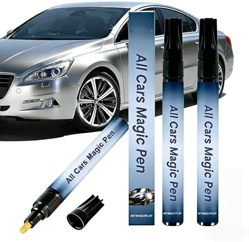 BAOSROY Carfix Penna Antigraffio,Rimuovi Graffi Auto,2pc Penna Ritocco Carrozzeria,All Cars Magic Pen,Penna Antigraffio,Pen Riparazione Graffi Auto Moto,Impermeabile Asciugatura Rapida