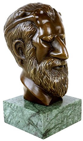 Kunst & Ambiente - Sigmund Freud Büste aus Bronze - What's on Man's Mind - Erotik Akt - signiert - erotische Büste