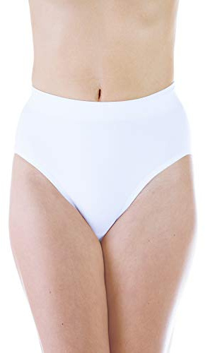 Wearever Regular Absorbency (150ml), 1 Pack Cotton Comfort Brief - Incontinence Pants for Women (Medium, White)