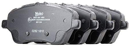 VALEO - Plaquettes de frein First - 302153 - Jeu de 4 plaquettes - Essieu avant - Entièrement équipés avec accessoires montés