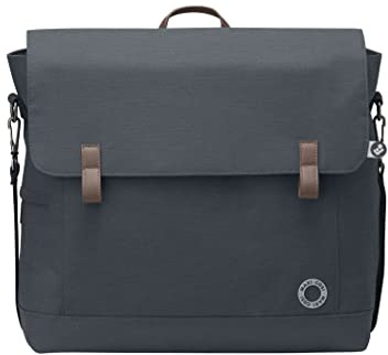 Maxi-Cosi Modern Bag, Spacious and Insulated Nappy Changing Bag, Toiletry Pouch and Foldable Travel Changing Mat Included, Essential Graphite