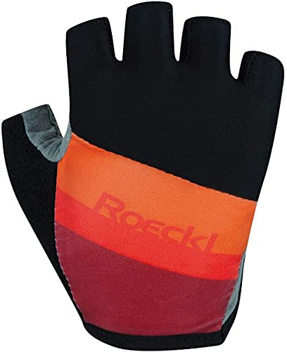 Roeckl Kinder Ticino Fahrradhandschuhe, Black-orange, EU 5