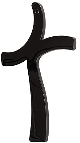 Sospiri Venezia Muranoglas Kreuz Dekoriert Religiöses Wandkreuz Venedig Geschenkidee Made in Italy (17x26)