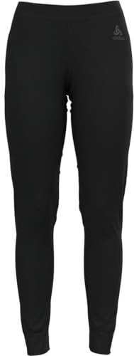 Odlo Leggings thermiques pour femmes Merino 200 I Sous-vêtements en laine mérinos pour femmes I Sous-vêtements thermiques chauds