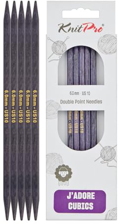 KnitPro J’adore Cubics Nadelspiele 6 (15cm) | 6mm