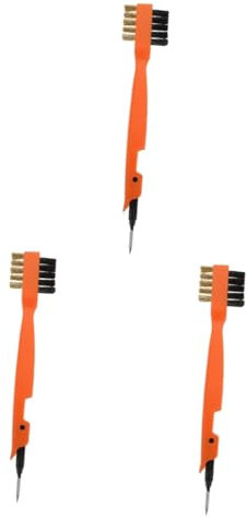 Didiseaon 3pcs Kitchen Cleaning Brush Sink Dish Brush Cooktop Scrubber Household Cleaning Tools Comfortable to Hold Handle for Home Restaurant Use