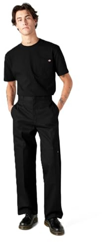 Dickies Loose Fit Double Knee Work Pants. Black, 34 32