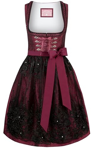 Wiesnwuid Dirndl Sanja, Bordeaux, 42