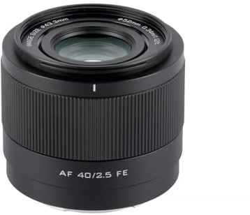 VILTROX AF 40mm F2.5 FE Vollformat-Objektiv für Sony E-Mount,Autofokus Prime Objektiv für Sony Kameras a7cr a7cii a7c a6700 zv-e100 a6600 a6400 a7iv a7iii