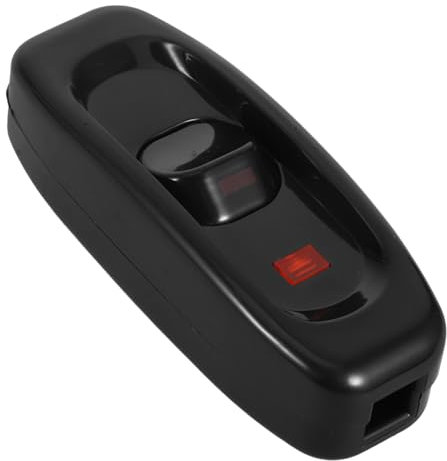 ORFOFE Kabelschalter Mit Roter Led Anzeige Und Wippschalter Für Tisch Und Nachttischlampen Ein Ausschalter Zum Aufrüsten Und Ersatz Vielseitig Kompatibel Für Lampenkabel Und Schreibtischlampen