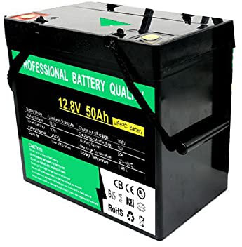 Batería de Litio, batería de Ciclo Profundo LiFePO4 12 V 100 AH, Paquete de batería de Litio Recargable, Aplicaciones Fuera de la Red de energía Solar de Respaldo de