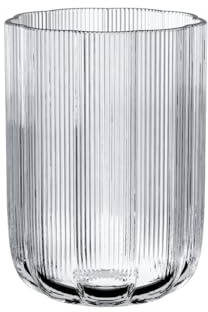Villeroy & Boch - Fleur vas 22,5 cm, klar, tål maskindisk, stor bordsvas, munblåst och handtillverkad, dekorativ glasvas, stor blomvas, vas hög, dekoration bostad, dekoration matrum, glas