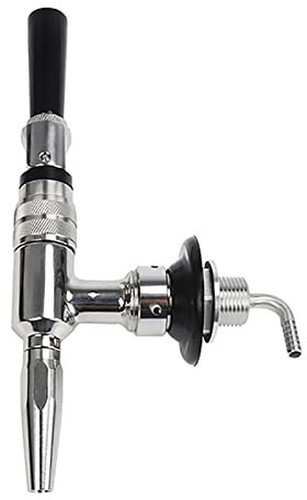 ATUMY Heimbrau-Sets Druckminderer Home Brew Edelstahl-Stickstoff-Kaffeehahn-Wasserhahn mit Kugelverschluss-Fassspender(Type 3)