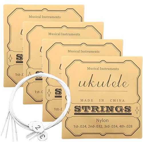 4pcs Ukulele Strings Nylon Ukulele 4 Strings Ukulele Strings Teile Accessoire Für 21/23/26 Zoll Ukulele Teile Ersatz