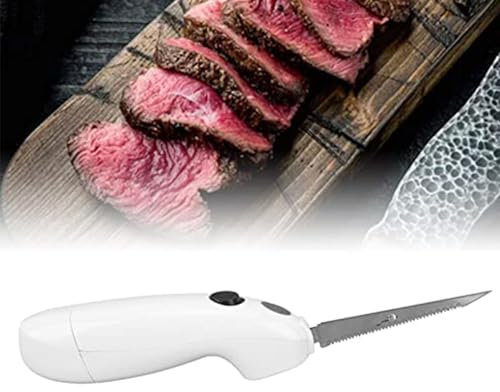 OZTYSGXM Coltello Elettrico Ricaricabile - Coltello Portatile per Il Pane con Lame Acciaio Inossidabile, Funzionamento Una Sola Mano + Alimentazione Batteria, per Picnic Casa Ristorante