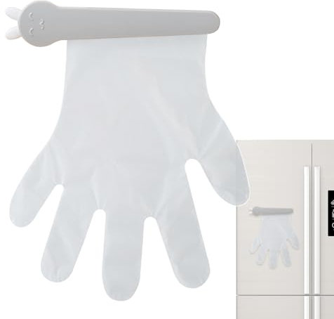 Glove Dispenser Wall Mount,Glove Holder Organizer | Clip Design Adhesive Organizer for Home Kitchen, Food Service Supply