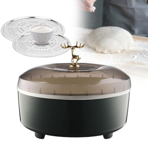 Scatola per la lievitazione del lievito madre, attrezzatura portatile per la lievitazione con 2 griglie per la cottura a vapore, scatola per la fermentazione dello yogurt con controllo della temperatu
