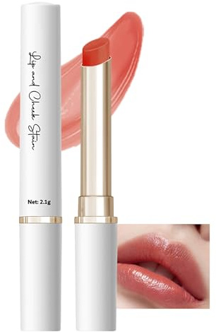 PH Lippenstift Farbwechsel, Rot Lang Anhaltende Temperatur Lippenbalsam, Blush Lippenstift 2 in 1, Lipstick Wasserfest Lippenpflege, Make Up Halloween Weihnachten Geschenk für Frauen Mädchen-02