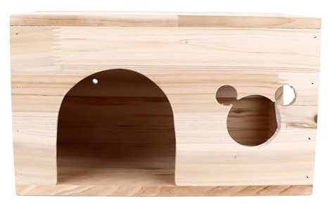 Maison d'animaux en Bois, Cachette pour Animaux Grandes Portes ADN ADN sans pour Un Lapin