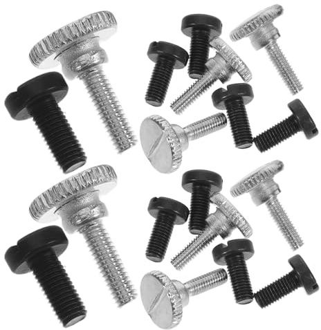 FIXOSHEE Tornillos para Máquina de Coser Kit 60 Piezas con Tornillo de Cabeza Ancha Accesorios Metálicos Duraderos para Reparación y Mantenimiento Costura Doméstica y Creativa
