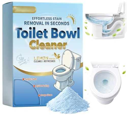 180 g Pulver WC Schaum, Toilettenreiniger Extra Stark, Extrem Starke Schaumwirkung Gegen Urinstein, 30g In 6 Portionsbeuteln Für Saubere Toiletten