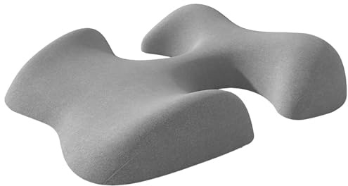 yeeplant 19.7 X 19.3 X 4.3 in Memory Foam Breast Pillow for Spa, T-Shaped Chest Cushion, Sweatshirt Fabric Face Down Pillow