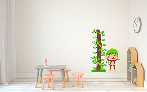 Aufkleber Wand | Zeichnung Messlatte Baum Mono | Dekoration Kinder Zimmer | vinilos infantiles | Zimmer Zimmer Kinder | Aufkleber Zimmer Mädchen | Billig kostengünstiger | | 120x155cm