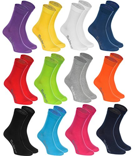Rainbow Socks - Damen Herren Klassische Bunte Baumwolle Socken