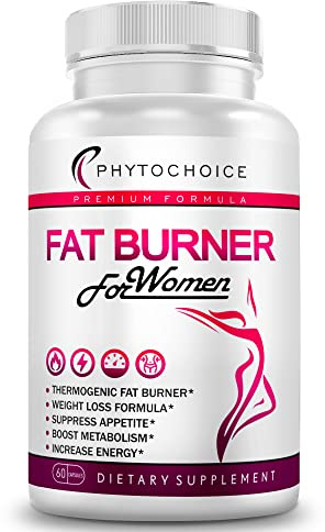 Fat Burner for Women with Raspberry Ketones, Green Tea & African Mango – Best Diet Pills that Work Fast for Women, All-Natural Weight Loss Supplements Supports Metabolism & Belly Fat Burn, 60 Capsules