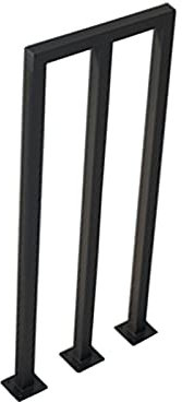 家具 MAZHONG M-förmige Schmiedeeiserne Treppengeländer Nordic Moderner Schwarz Treppe Handlauf Rutschfester Dekorativer Zaun für Outdoor, Villa, Garten, Bar Leicht Zu Montieren(Size:90cm)
