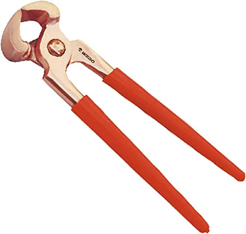 WEDO Funkenfrei Kneifzange,Explosionsgeschützter Monierzange,Nicht magnetisch,Berylliumkupfer,BAM/FM/DIN Standard,8Inch