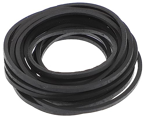 Homoyoyo 20 Stück Flachriemen Gummiriemen für Rekorder Reparatur Wartung Flexibler Antriebsriemen 1,5mm Quadratisch 75-100mm Langlebig für Tonbandgeräte Dvd Repeater