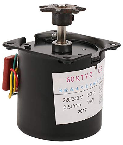 Automatischer Inkubator, Zubehör für Brutmaschinen, Umkehrbarer Synchroner Eierdrehmotor, 220 V (mit Zahnrädern)