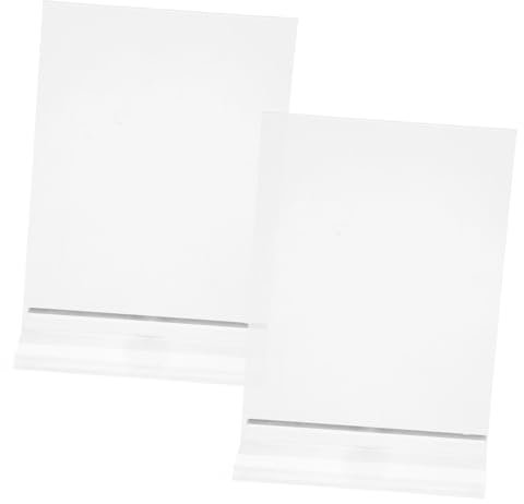 OSALADI 2stücke Acrylständer Doppelseitiger Flyerhalter Klar Für Menüpreisetiketten Tischschildhalter Transparent