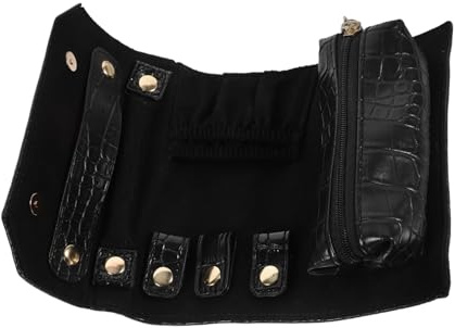 TIDTALEO Organizador De Joyas De Viaje Rollo Pequeño Estuche Enrollable Para Collares Pendientes Anillos y Pulseras