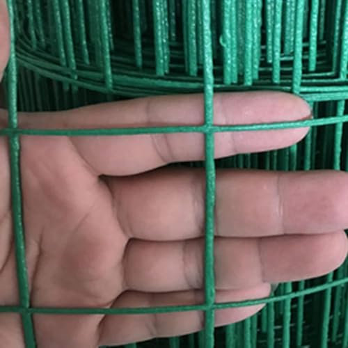 EPANO LXXW Fencing Galvanised garden fence, green PVC coated wire mesh, for crop protection, chicken fence Wire Fence(2.5mm,1.2M)