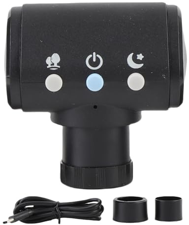 Candeon WiFi Electronic Eyepite, 2MP 1080p HD Telescopio Inalámbrico Telescopio y Microscopio Telescopio para Telescopios Astronómicos Astrofotografía, Observación de Aves