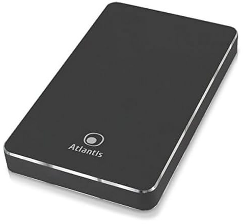 Atlantis DiskMaster 213CG Box Esterno per Hard Disk, Grigio Scuro